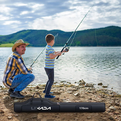 Lixada 100/130/150cm Fishing Bag Portable Folding Fishing Rod Reel Bag Fishing Tackle Carry Case Carrier Bag backpack fishing Daniel’s Outdoor Company