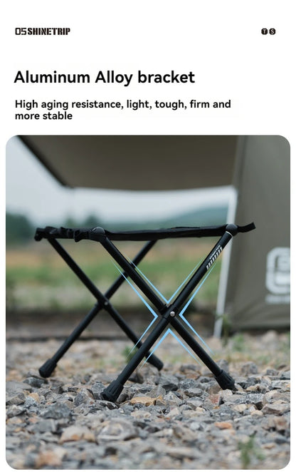 ShineTrip Outdoor 05 Series Mazza Ultra Light Folding Storage Aluminum Alloy Portable Folding Stool Mazza Daniel’s Outdoor Company