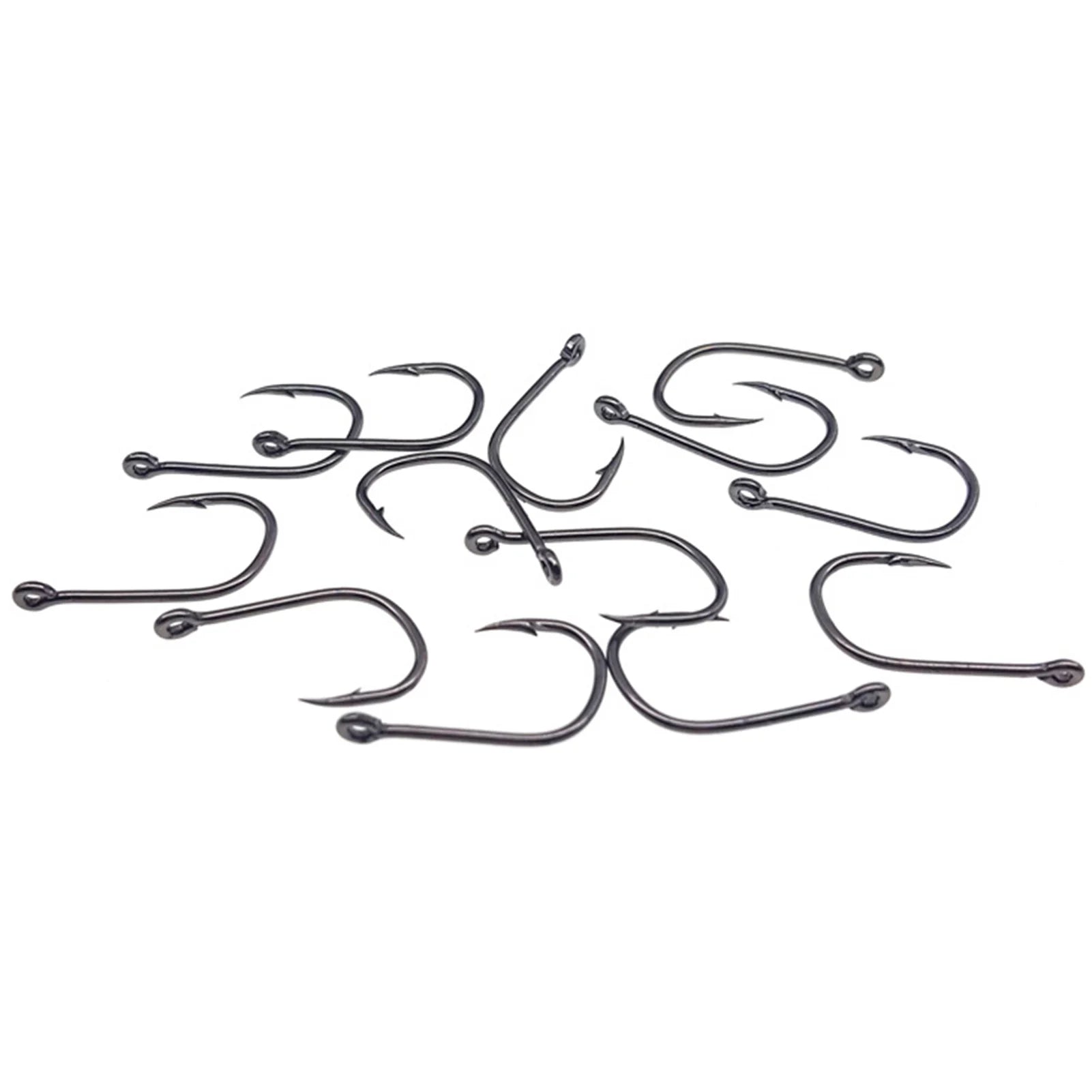 100pcs Fishing Hook Stainless Steel Carbon Fishing Hook With Loop Sharp Barbed Boxed Fishing Hook Set Sea Fishing Accessories Daniel’s Outdoor Company