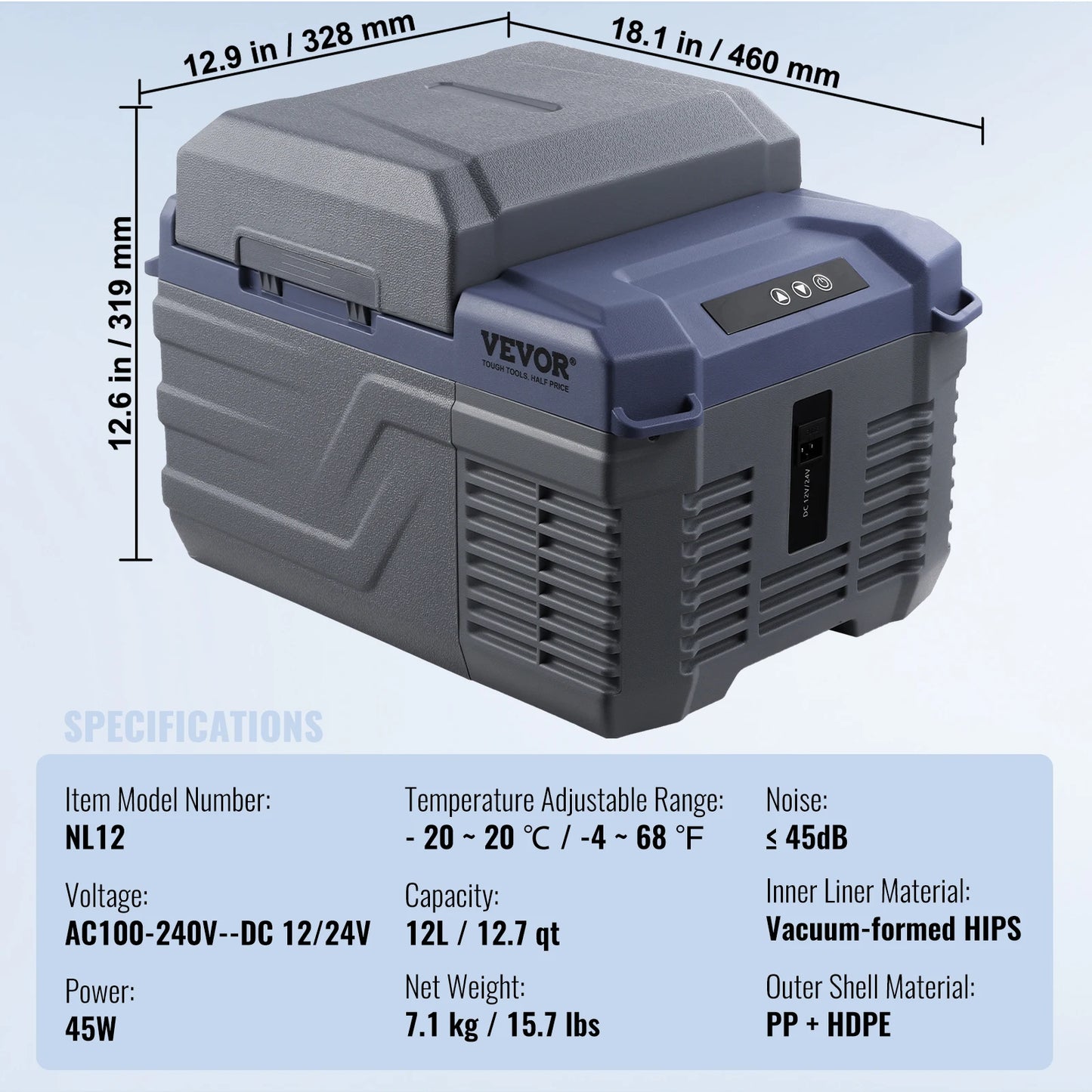 SucceBuy 8L to 75L Car Refrigerator Fridge Portable Icebox Single&Dual Zone w/Blue Tooth Temp Adjustable for Outdoor Camping RV Daniel’s Outdoor Company