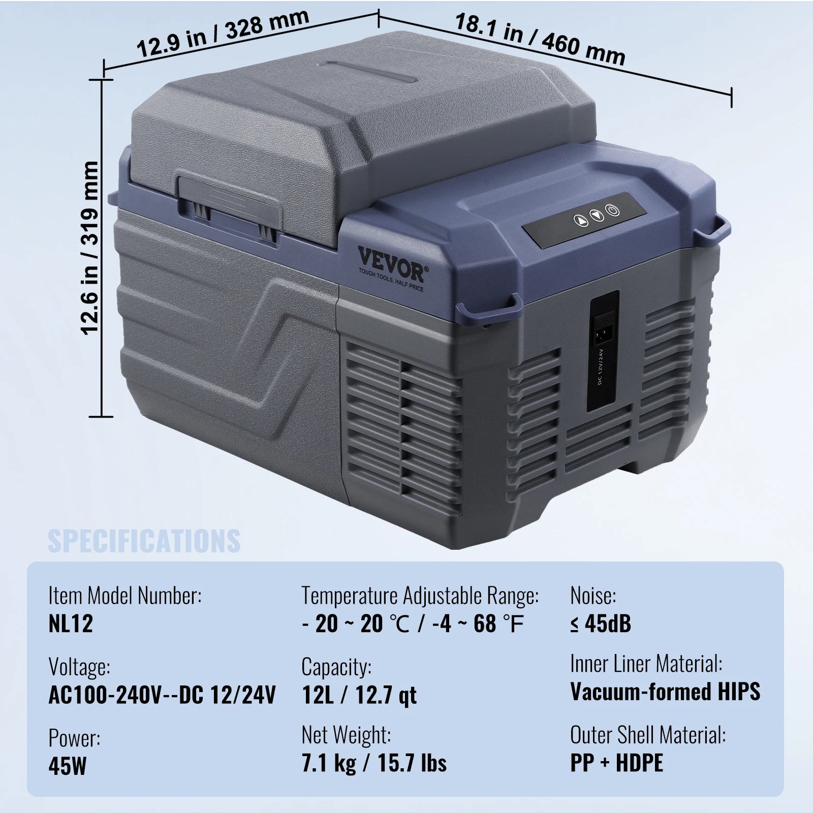 SucceBuy 8L to 75L Car Refrigerator Fridge Portable Icebox Single&Dual Zone w/Blue Tooth Temp Adjustable for Outdoor Camping RV Daniel’s Outdoor Company