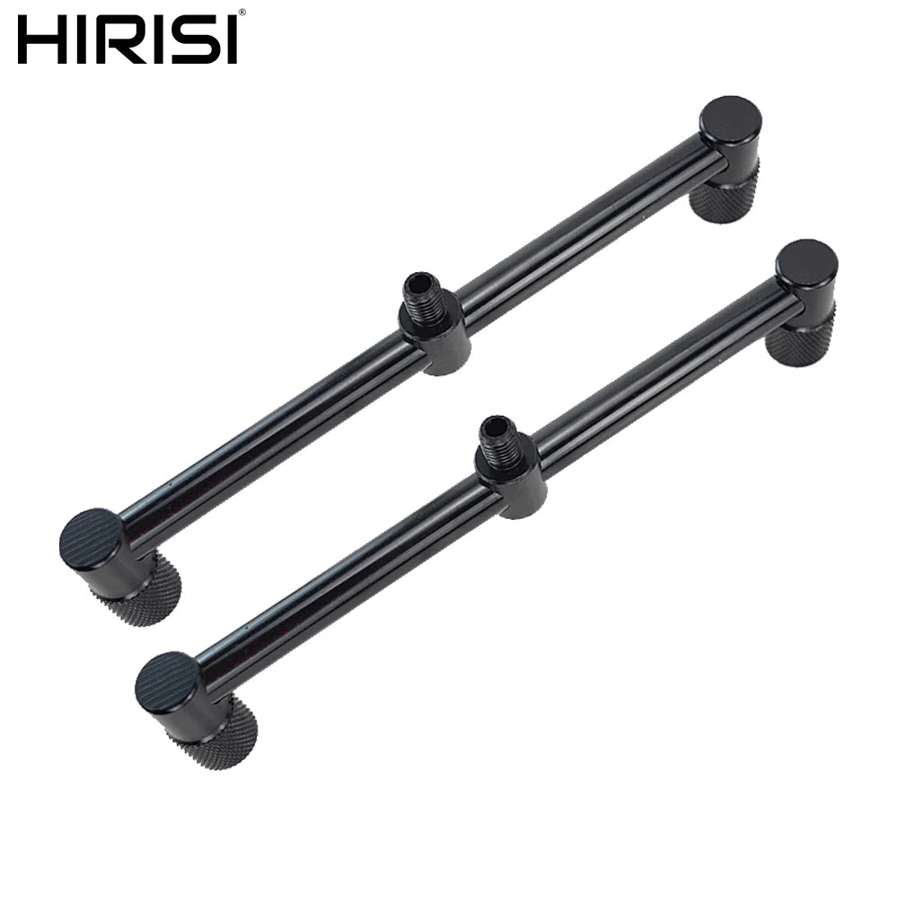 Hirisi 2X Mini Black Short Buzz Bars 20cm/25cm/30cm for Dual Rod Carp Fishing Daniel’s Outdoor Company