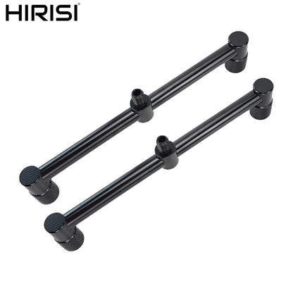 Hirisi 2X Mini Black Short Buzz Bars 20cm/25cm/30cm for Dual Rod Carp Fishing Daniel’s Outdoor Company
