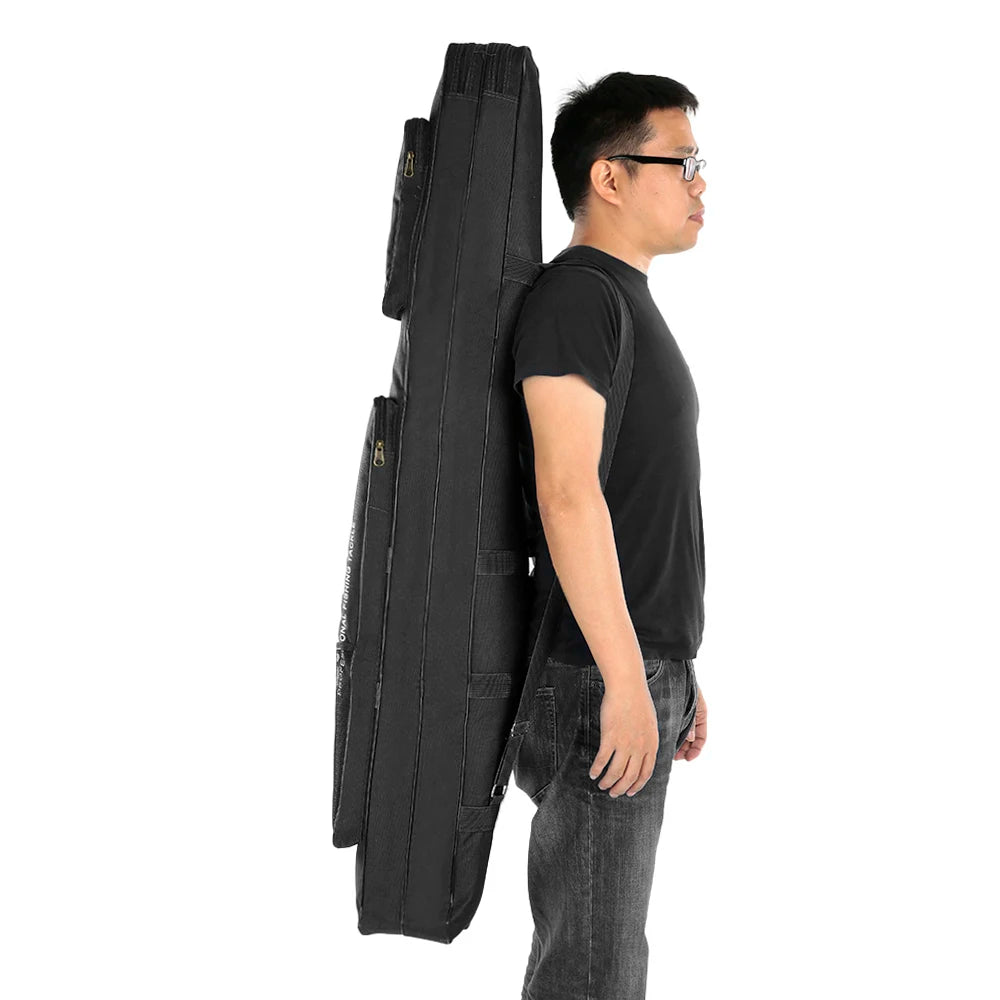 Lixada 100/130/150cm Fishing Bag Portable Folding Fishing Rod Reel Bag Fishing Tackle Carry Case Carrier Bag backpack fishing Daniel’s Outdoor Company