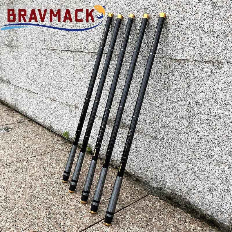 1pc Super Light Hard Carbon Fiber Hand Fishing Pole Telescopic Fishing Rod 3.6M/4.5M/5.4M/6.3M/7.2M Stream Rod Fishing Rod Daniel’s Outdoor Company