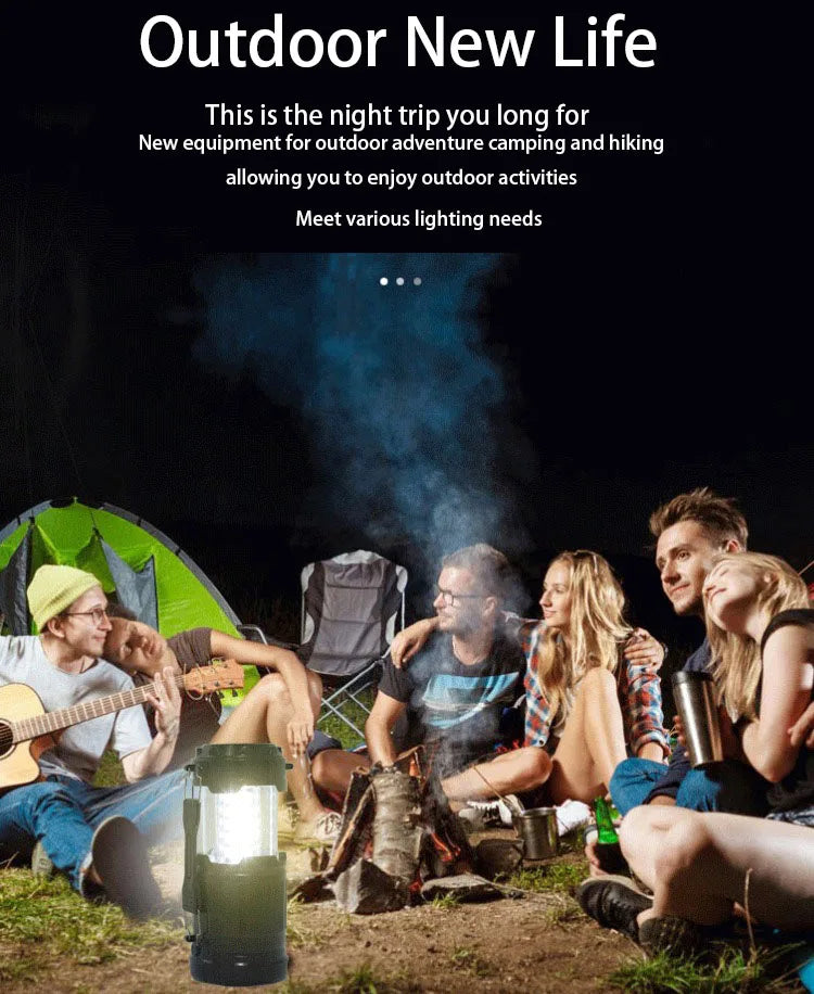 Mini Tent Lamp LED Portable Portable Lantern Telescopic Torch Camping Lamp Waterproof Emergency Light Outdoor camping available Daniel’s Outdoor Company