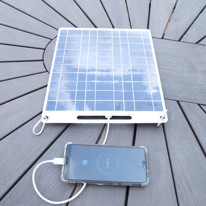 30W Solar Panel Portable 5V Fast-charging Cell Board Outdoor Emergency Charging Battery Camping Hiking Travel Phone Charger Daniel’s Outdoor Company