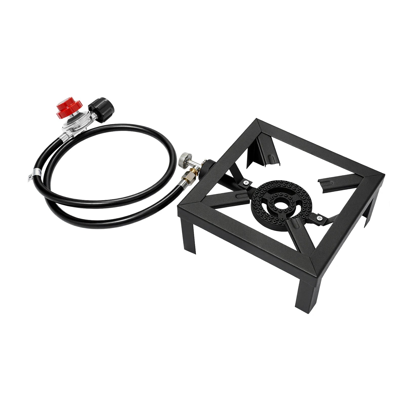 8000W Portable Double Burner Outdoor Gas Stove Propane Cooker with Adjustable 0-10Psi Regulator Hose for Patio Camping, BBQ Daniel’s Outdoor Company