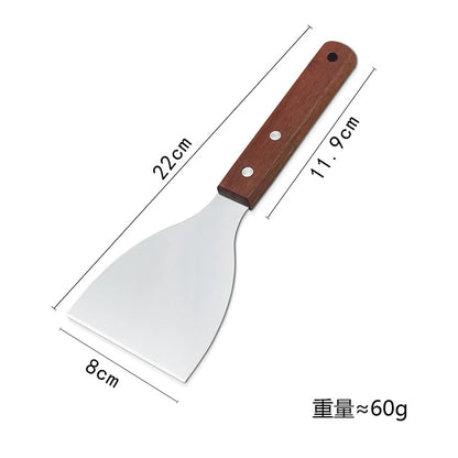 Stainless Steel Spatula and Grill Scraper Non Stick Durable Barbecue Cooking Tools Pizza Shovel Pancake Beef BBQ Utensils Daniel’s Outdoor Company
