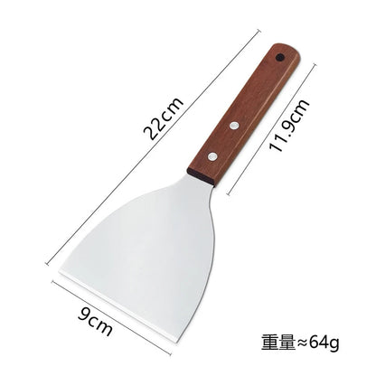 Stainless Steel Spatula and Grill Scraper Non Stick Durable Barbecue Cooking Tools Pizza Shovel Pancake Beef BBQ Utensils Daniel’s Outdoor Company