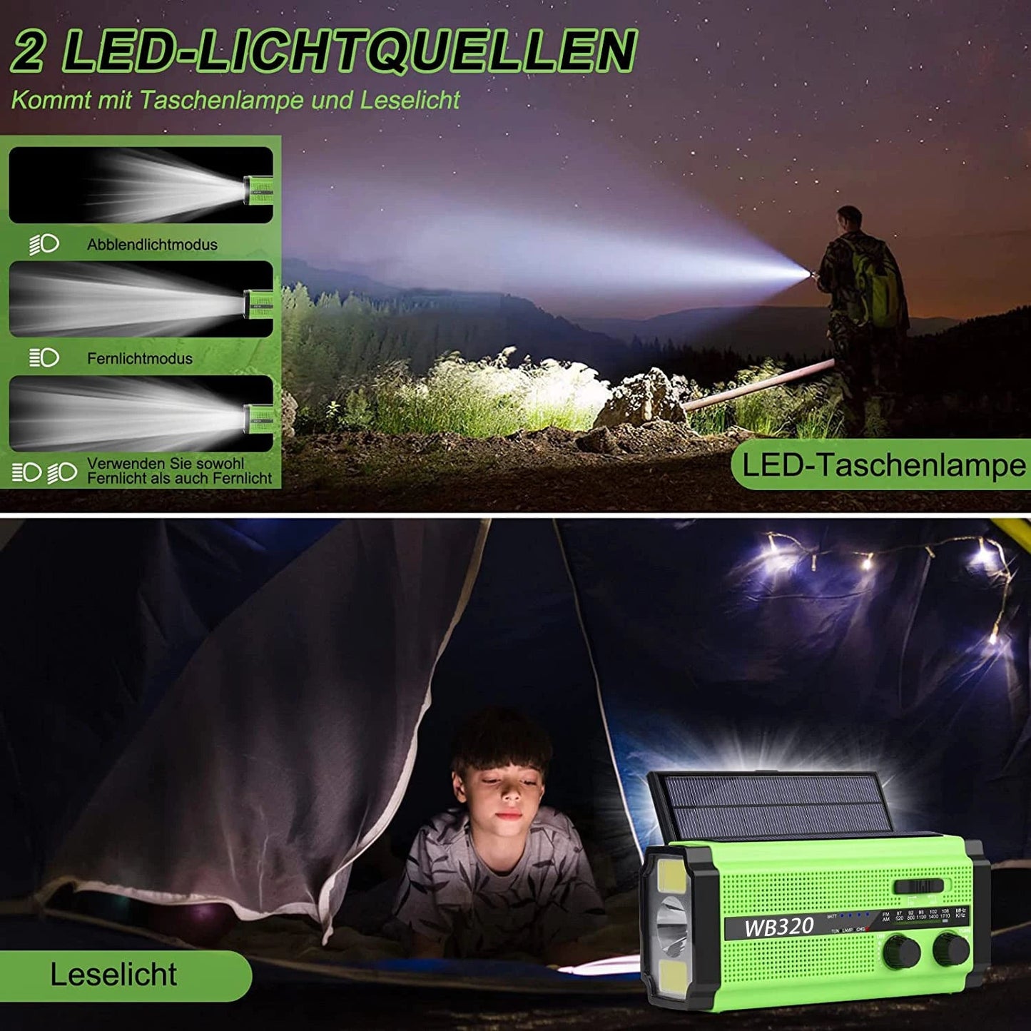 Emergency Radio Dual USB Rechargeable Daniel’s Outdoor Company