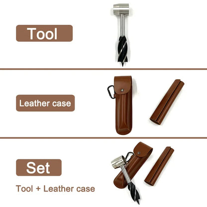 Auger Wrench Outdoor Survival Hand Drill Survival Gear Tool Sports Jungle Crafts Camping Bushcraft Accessories Daniel’s Outdoor Company