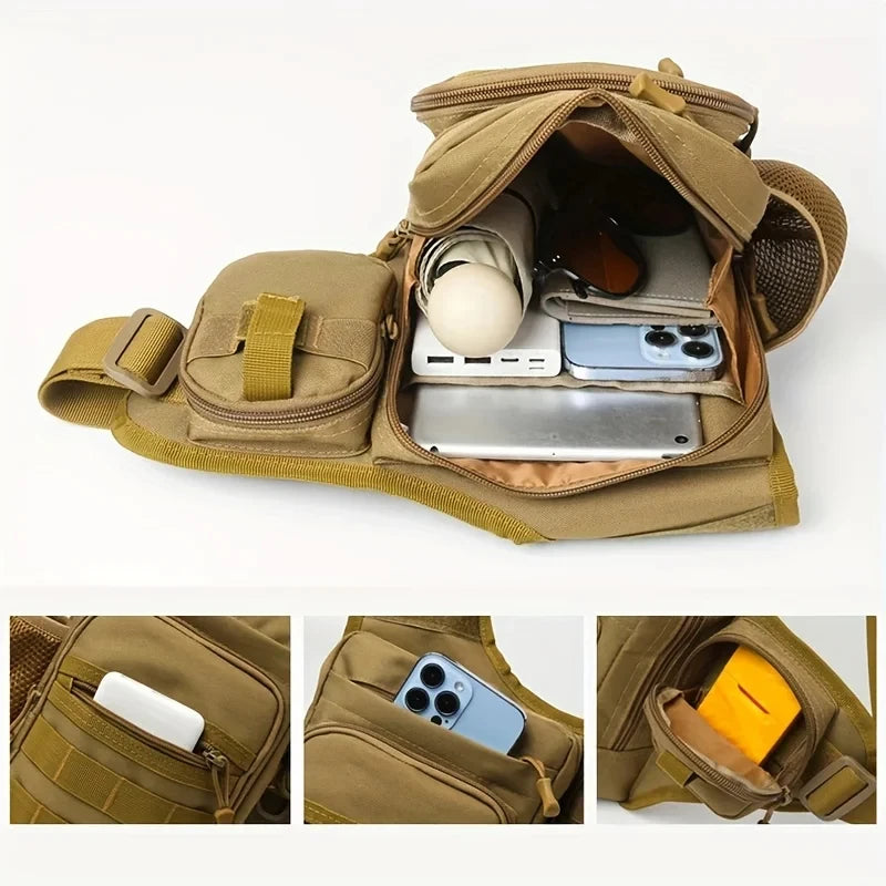 Camping Climbing Bag Chest Pouch For Men Cycling Hiking Travel Outdoor Sport Tactical Crossbody Molle Fishing Waist Fanny Pack Daniel’s Outdoor Company