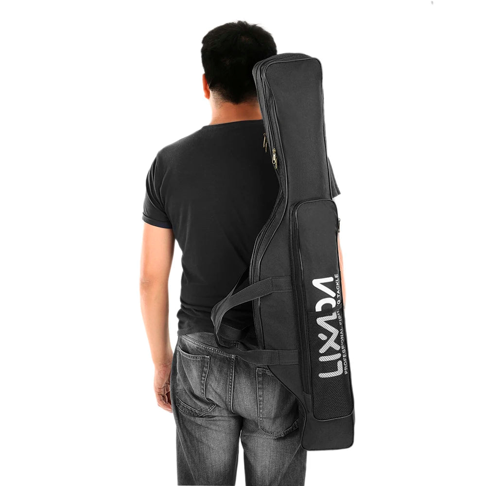 Lixada 100/130/150cm Fishing Bag Portable Folding Fishing Rod Reel Bag Fishing Tackle Carry Case Carrier Bag backpack fishing Daniel’s Outdoor Company