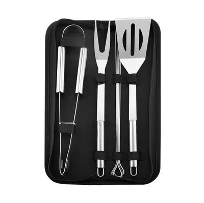 Stainless steel oven set barbecue combination tool outdoor BBQ barbecue set barbecue set storage portable cloth bag baking tool Daniel’s Outdoor Company