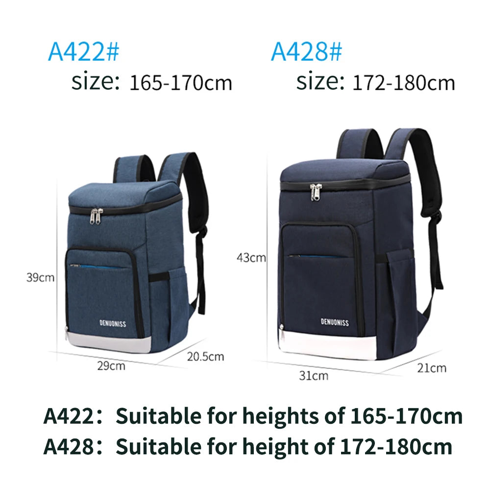 DENUONISS Thermal Cooler Backpack Insulated Cooler Bag Fridge Thickened Waterproof Portable Refrigerated Bag With Bottle Opener Daniel’s Outdoor Company