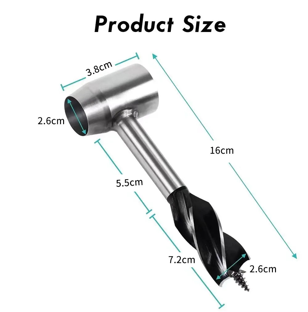 Auger Wrench Outdoor Survival Hand Drill Survival Gear Tool Sports Jungle Crafts Camping Bushcraft Accessories Daniel’s Outdoor Company