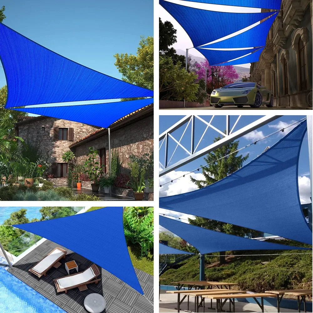 Triangle Sun Shade Sail Canopy UV Block Sunshade Sails Sunscreen for Outdoor Patio Garden Backyard Awning Sunsail with Free Rope Daniel’s Outdoor Company