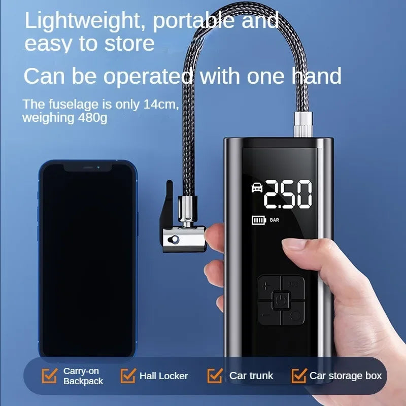 Rechargeable Electric Camping Pump - Digital Air Compressor Daniel’s Outdoor Company