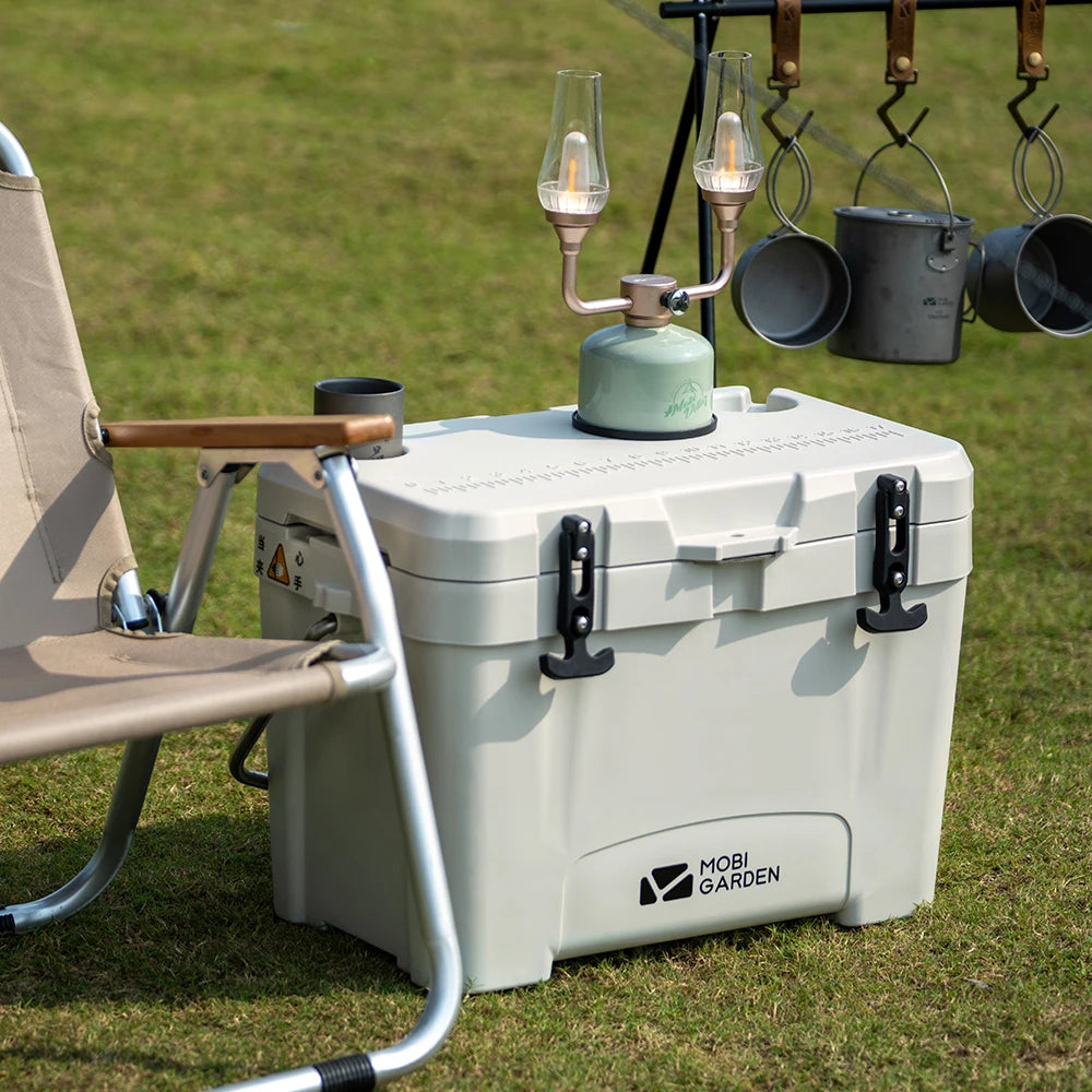MOBI GARDEN Camping Ice Box 25L Portable Large Capacity Car Refrigerator Food Barbecue Cold Storage Outdoor Daniel’s Outdoor Company
