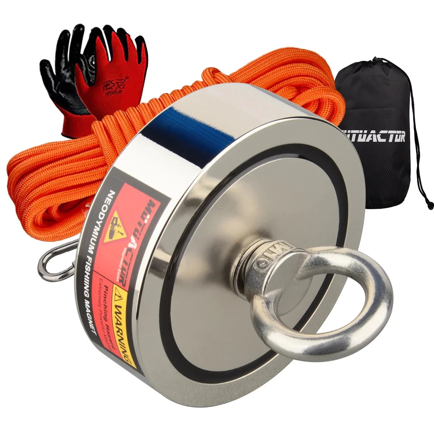 Double Sided 150KG to 500KG Round Neodymium Magnet Hook Salvage Magnet Sea Fishing Equipment Holder - Daniel’s Outdoor Company