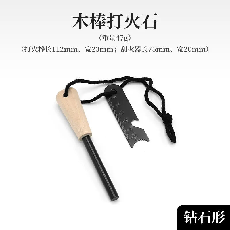 New Waterproof Portable Flint Emergency Fire Starter Multifunctional Outdoor Camping Fire Rod Tool for Survival Equipment Daniel’s Outdoor Company
