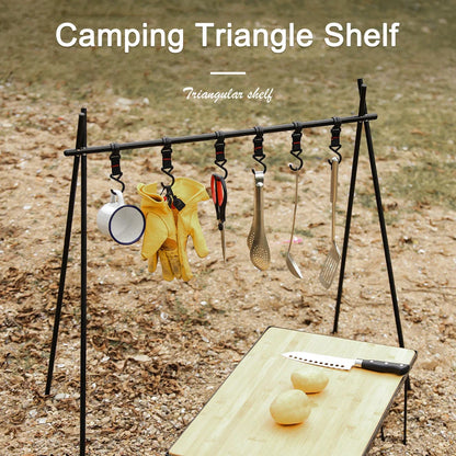 Foldable Camping Tripod Top Plate With Hanging Hole Camping Hanging Rack Top Plate High Strength Bending For BBQ Picnic Hiking Daniel’s Outdoor Company