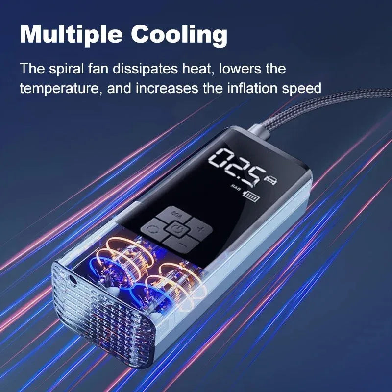 Rechargeable Electric Camping Pump - Digital Air Compressor Daniel’s Outdoor Company