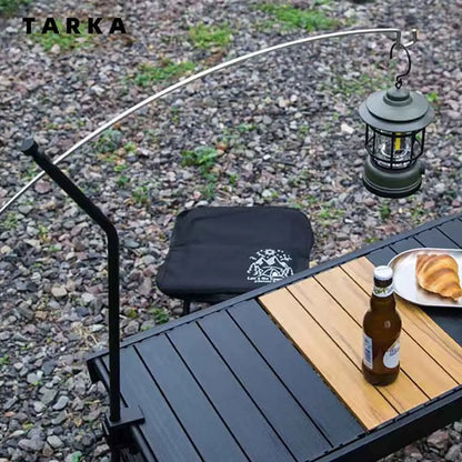 TARKA Camping Lantern Stand Light Holder Ultralight 360° Adjustment Tabletop Light Stand Universal Desktop Lighting Hanging Rack Daniel’s Outdoor Company