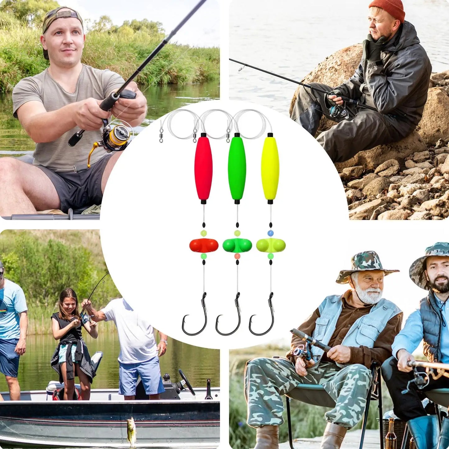 Catfish Fishing Rigs Catfishing Float Rigs Portable Freshwter Tackle Gear For Boyfriend Neighbor Grandfather Uncle Daniel’s Outdoor Company