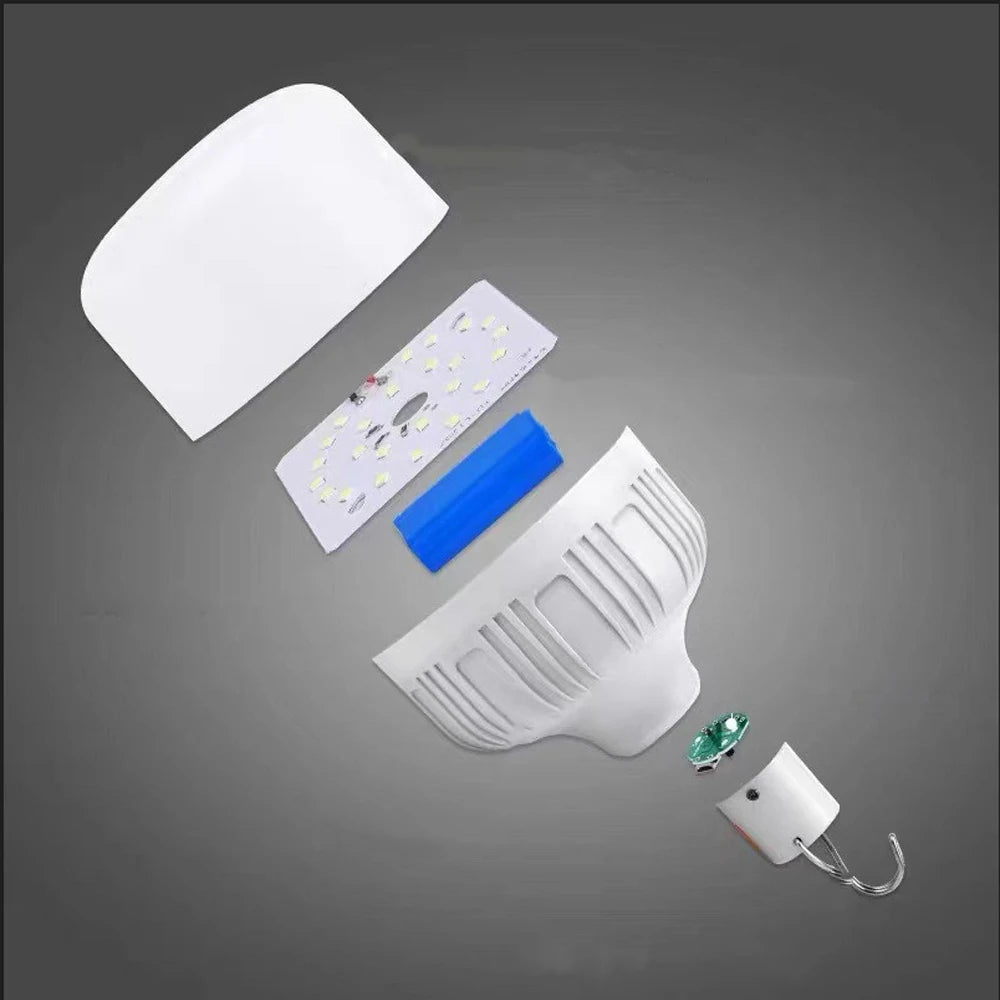 Portable Outdoor BBQ Camping Lights USB Rechargeable lamp LED Emergency Bulb Hook High Power Tents Lantern Night Lights Bulb Daniel’s Outdoor Company