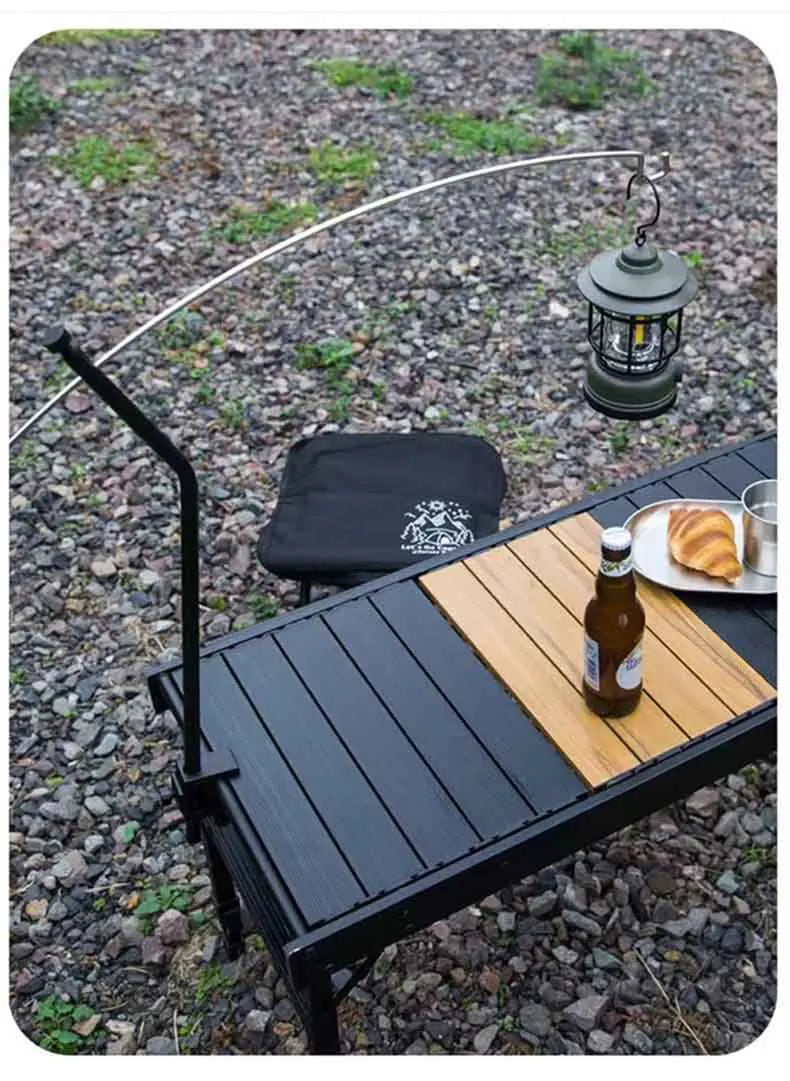 TARKA Camping Lantern Stand Light Holder Ultralight 360° Adjustment Tabletop Light Stand Universal Desktop Lighting Hanging Rack Daniel’s Outdoor Company