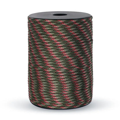100/50M 550 Military Standard 9-Core Paracord Rope 4mm Outdoor Parachute Cord Survival Umbrella Tent Lanyard Strap Clothesline Daniel’s Outdoor Company