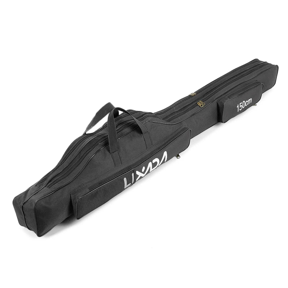 Lixada 100/130/150cm Fishing Bag Portable Folding Fishing Rod Reel Bag Fishing Tackle Carry Case Carrier Bag backpack fishing Daniel’s Outdoor Company