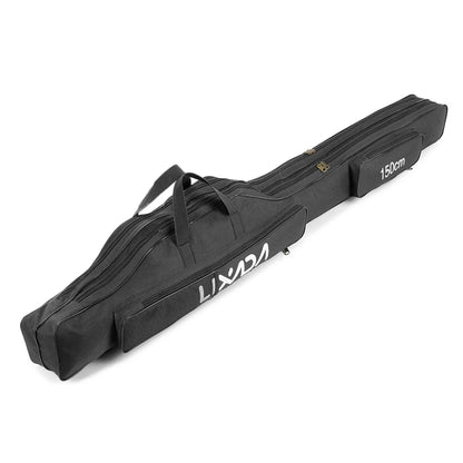 Lixada 100/130/150cm Fishing Bag Portable Folding Fishing Rod Reel Bag Fishing Tackle Carry Case Carrier Bag backpack fishing Daniel’s Outdoor Company