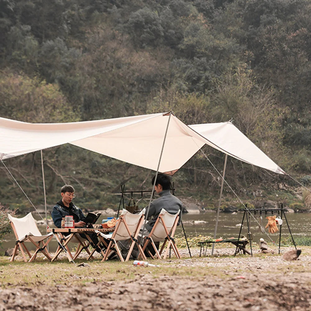 Foldable Camping Tripod Top Plate With Hanging Hole Camping Hanging Rack Top Plate High Strength Bending For BBQ Picnic Hiking Daniel’s Outdoor Company