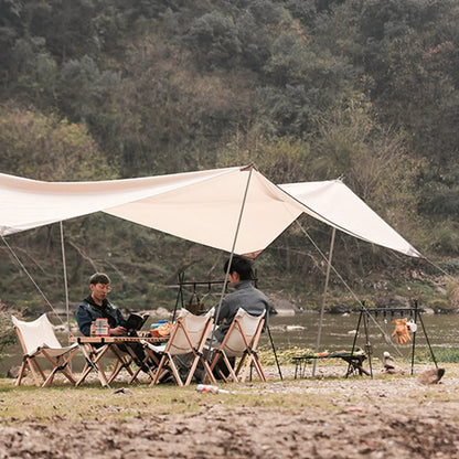 Foldable Camping Tripod Top Plate With Hanging Hole Camping Hanging Rack Top Plate High Strength Bending For BBQ Picnic Hiking Daniel’s Outdoor Company