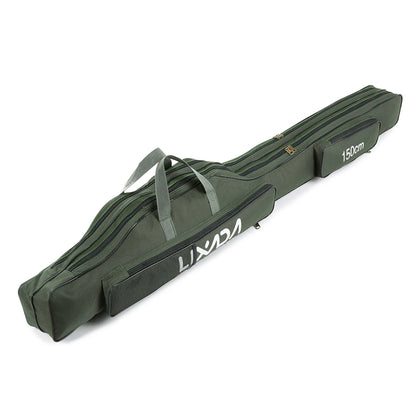 Lixada 100/130/150cm Fishing Bag Portable Folding Fishing Rod Reel Bag Fishing Tackle Carry Case Carrier Bag backpack fishing Daniel’s Outdoor Company
