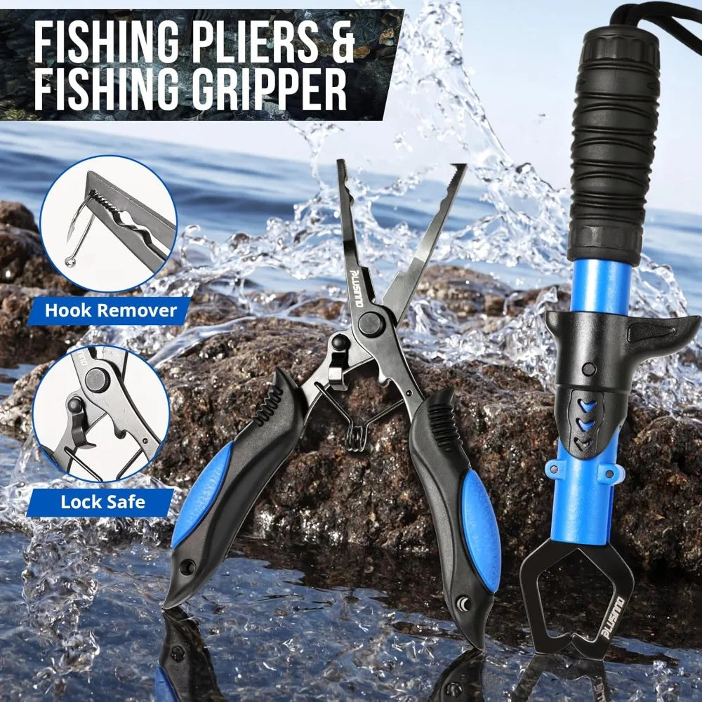 Fishing Backpack with Tackle Boxes, Waterproof Fishing Sling Tackle Bag For  Gear With Rod Holder,  Gifts for Men Daniel’s Outdoor Company