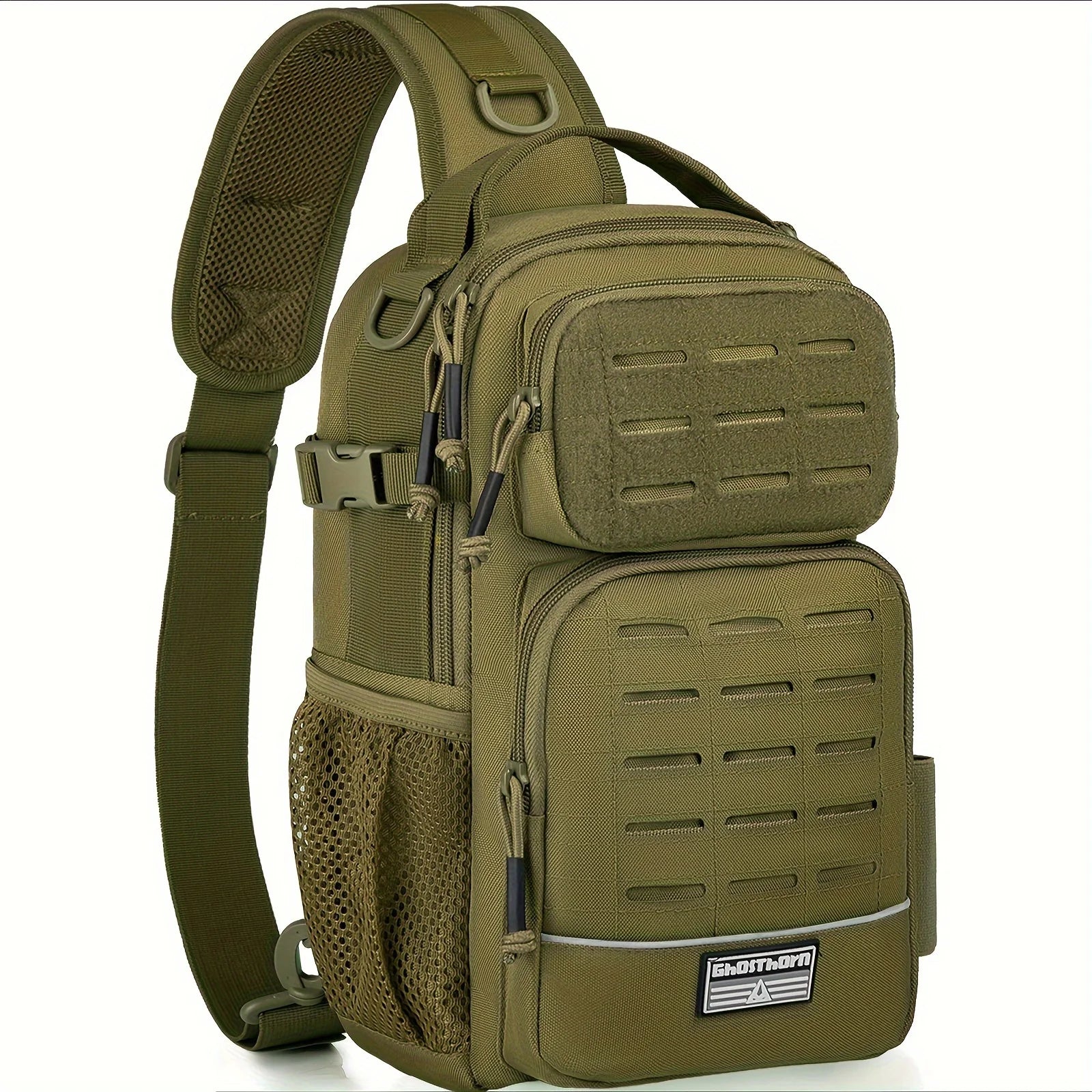 Fishing Backpack Tackle Sling Bag -Lightweight Sling Tackle Storage Bag- Fishing Backpack with Rod Holder gifts Daniel’s Outdoor Company