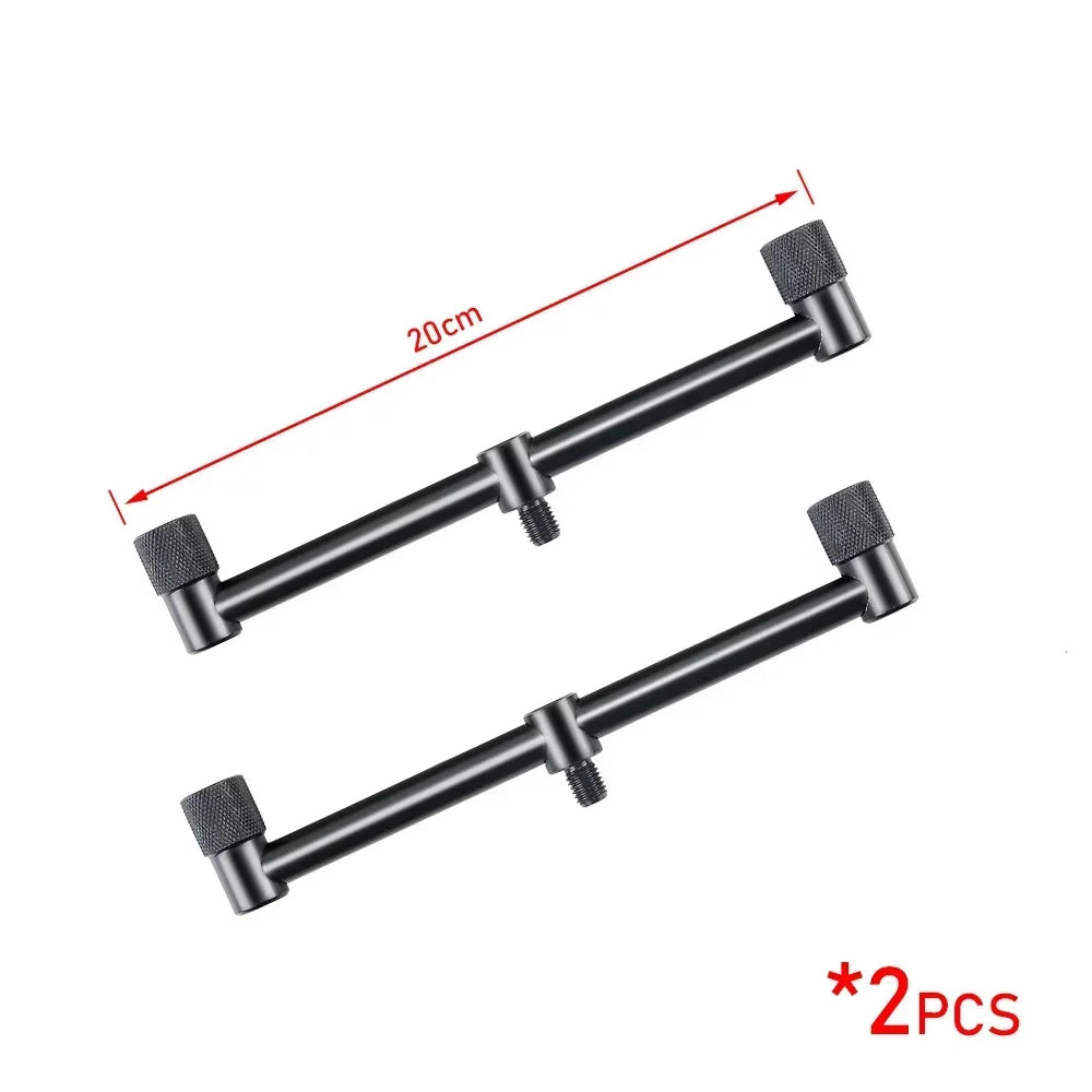 Hirisi 2X Mini Black Short Buzz Bars 20cm/25cm/30cm for Dual Rod Carp Fishing Daniel’s Outdoor Company