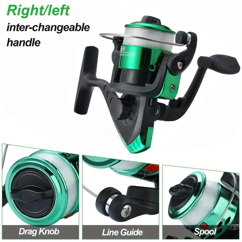 Fishing Pole Set Full Kits With Telescopic Fishing Rod And Spinning Reel Baits Hooks Travel Pole Set Daniel’s Outdoor Company