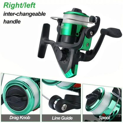 Fishing Pole Set Full Kits With Telescopic Fishing Rod And Spinning Reel Baits Hooks Travel Pole Set Daniel’s Outdoor Company