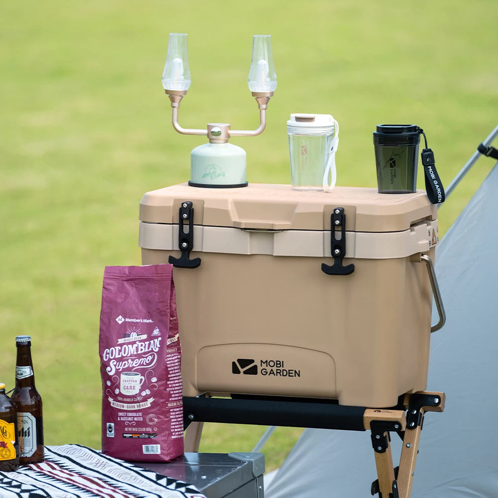 MOBI GARDEN Camping Ice Box 25L Portable Large Capacity Car Refrigerator Food Barbecue Cold Storage Outdoor Daniel’s Outdoor Company