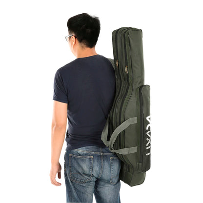 Lixada 100/130/150cm Fishing Bag Portable Folding Fishing Rod Reel Bag Fishing Tackle Carry Case Carrier Bag backpack fishing Daniel’s Outdoor Company