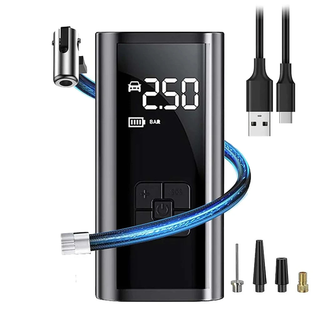 Rechargeable Electric Camping Pump - Digital Air Compressor Daniel’s Outdoor Company
