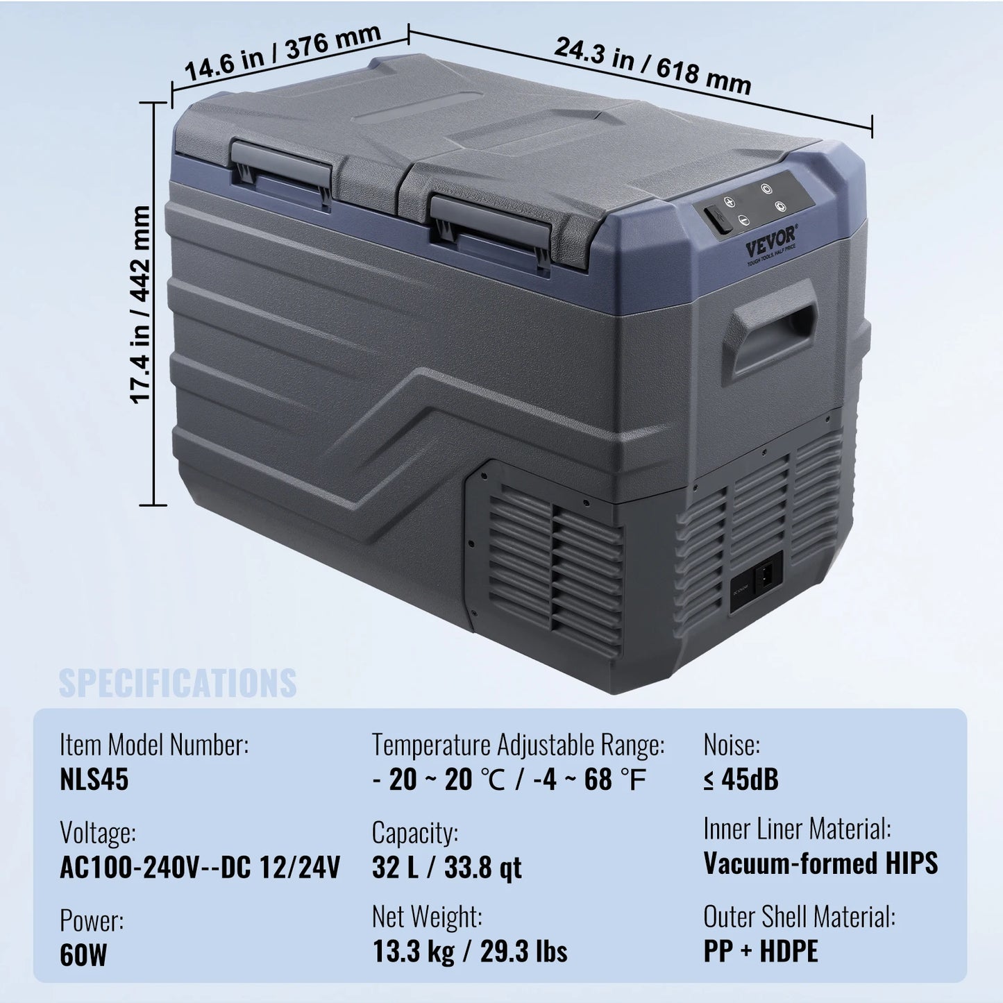 SucceBuy 8L to 75L Car Refrigerator Fridge Portable Icebox Single&Dual Zone w/Blue Tooth Temp Adjustable for Outdoor Camping RV Daniel’s Outdoor Company
