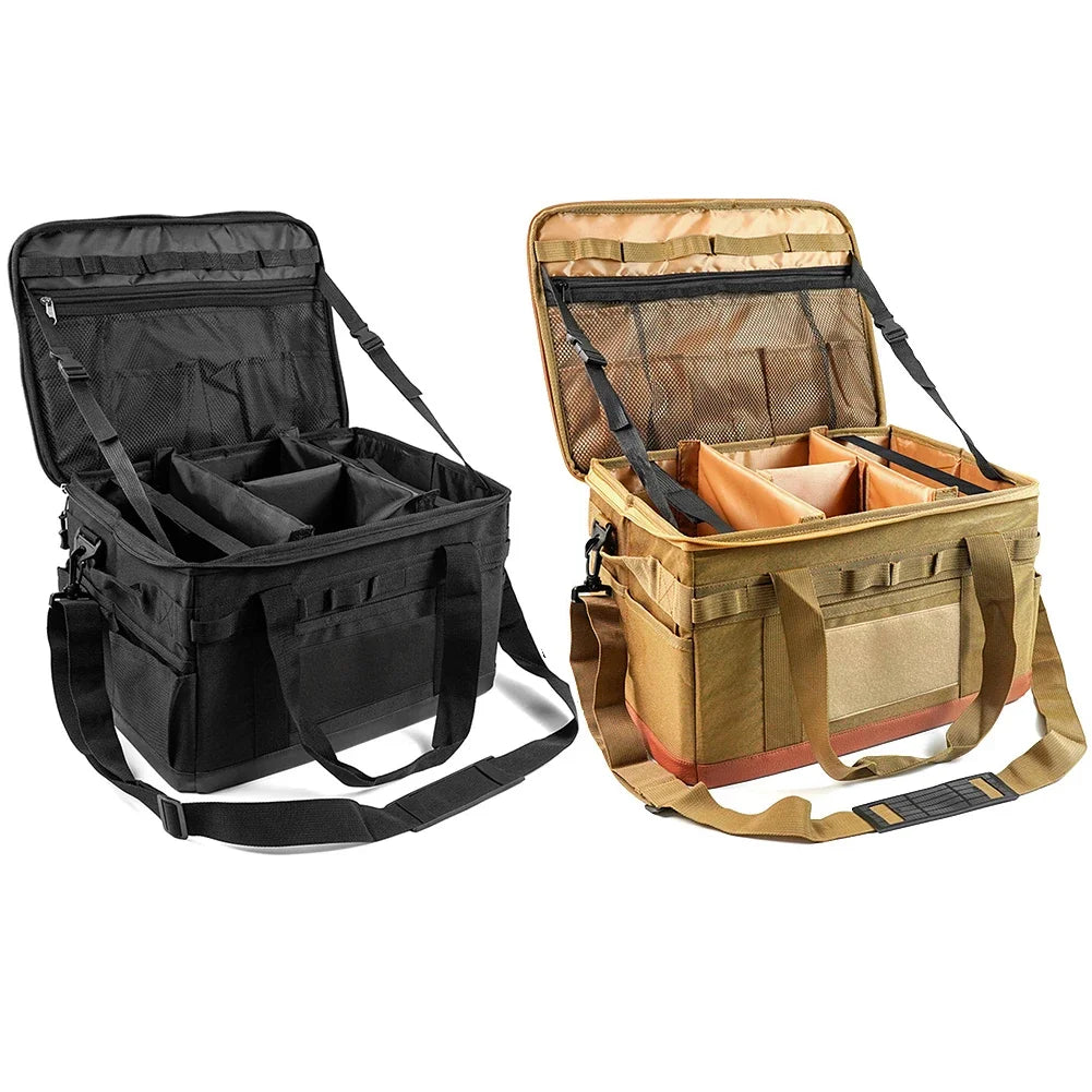 30L Camping Cooking Utensil Organizer Large Capacity Car Trunk Storage Bag Detachable Multifunctional Camping Stove Storage Case Daniel’s Outdoor Company