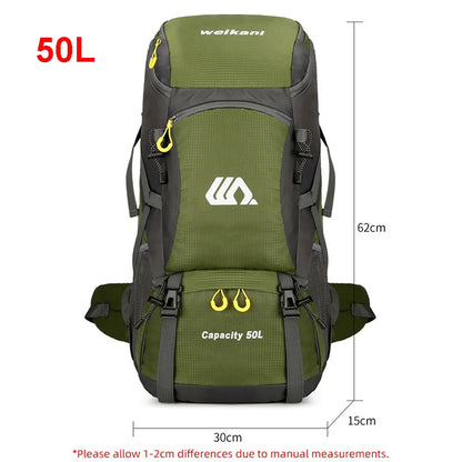 50L Travel Backpack Camping Men Large Hiking Bag Tourist Rucksack Waterproof Outdoor Sports Climbing Mountaineering Bag Luggage Daniel’s Outdoor Company