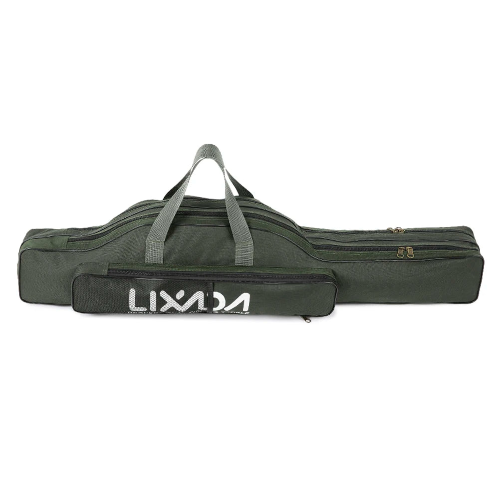Lixada 100/130/150cm Fishing Bag Portable Folding Fishing Rod Reel Bag Fishing Tackle Carry Case Carrier Bag backpack fishing Daniel’s Outdoor Company